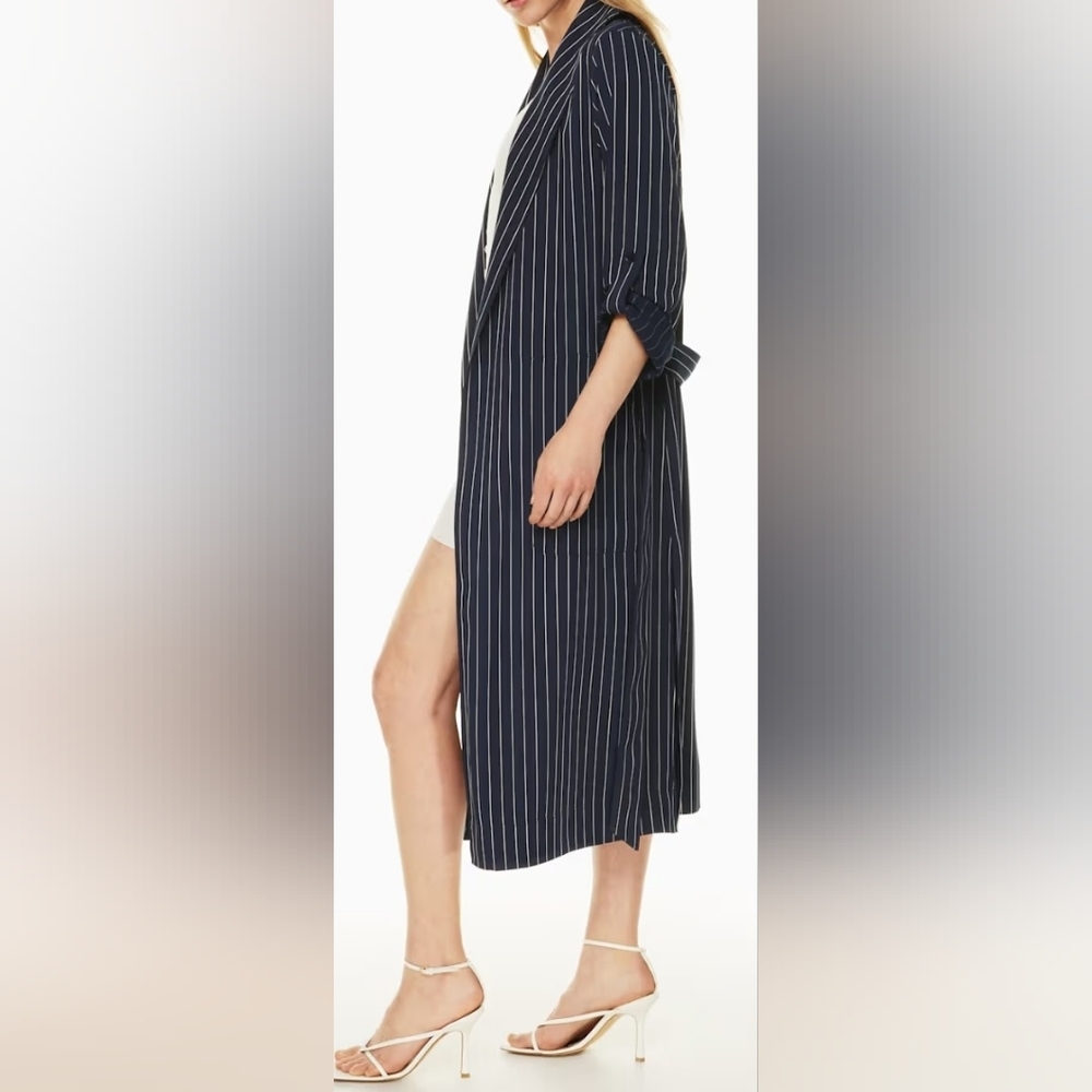 BABATON Aritzia Navy Striped Kahlo Jacket Size XXS - Picture 8 of 11